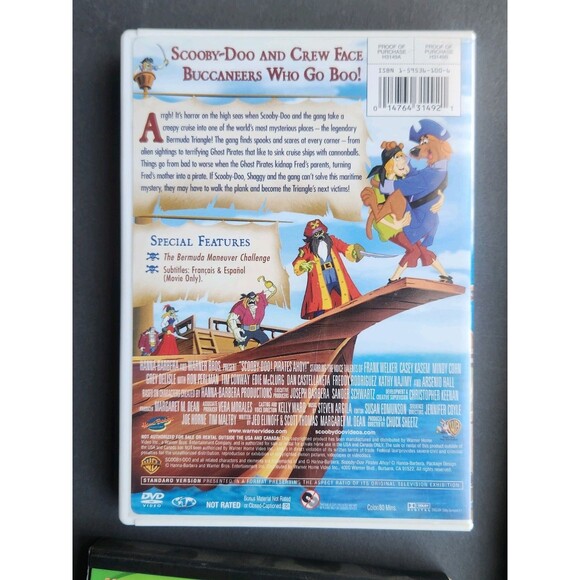 Scooby-doo Lot of 4 DVDS Monster Matinee/Arabian Nights/Pirates Ahoy/Space Ape - Picture 8 of 11